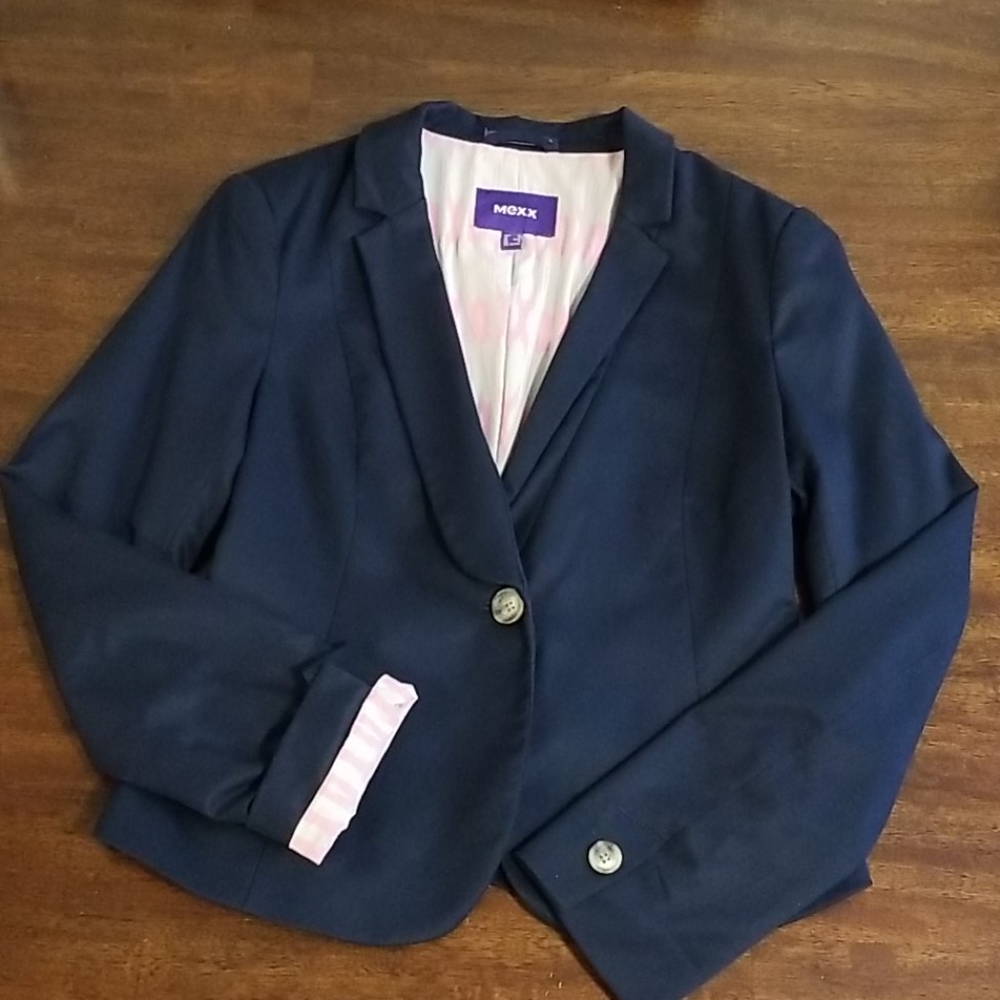 Mexx navy blazer EUC sz 6